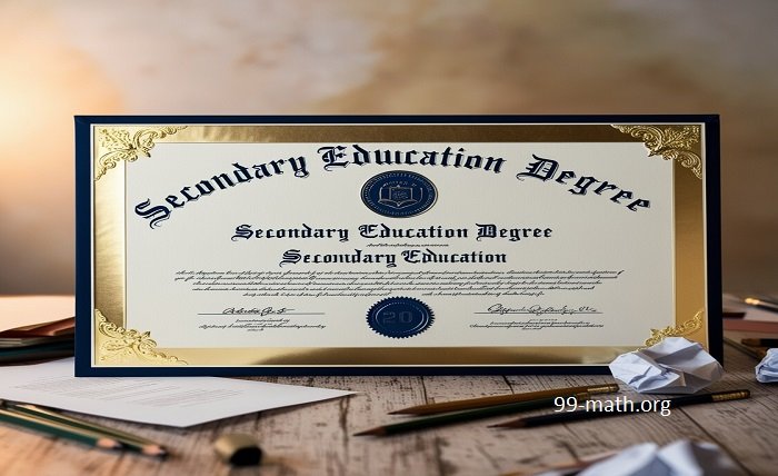 secondary education degree