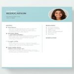 education resume template